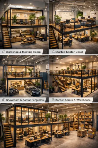 Mezzanine Ruang Kantor di Tangerang Selatan