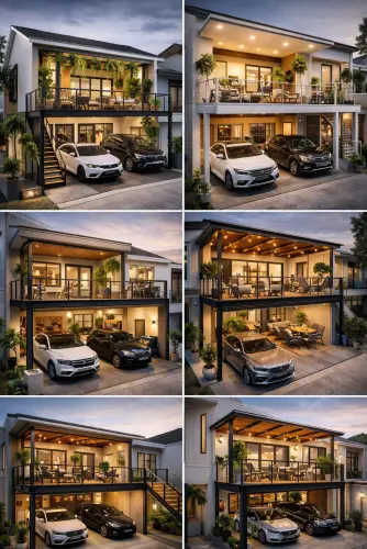 Mezannine Teras Rumah Keren di Tangerang Selatan